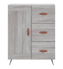 Buffet sonoma gris 69,5x34x90 cm bois d'ingénierie