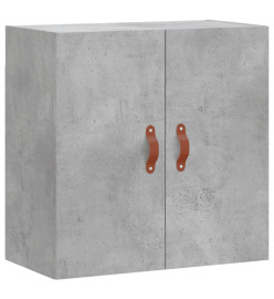 Armoire murale gris béton 60x31x60 cm bois d'ingénierie