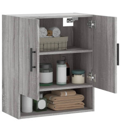 Armoire murale sonoma gris 60x31x70 cm bois d'ingénierie