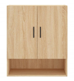 Armoire murale chêne sonoma 60x31x70 cm bois d'ingénierie