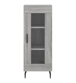 Buffet Sonoma gris 34,5x34x90 cm Bois d'ingénierie