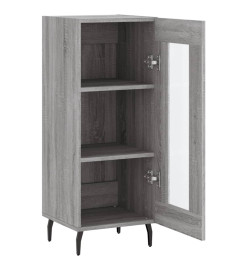 Buffet Sonoma gris 34,5x34x90 cm Bois d'ingénierie