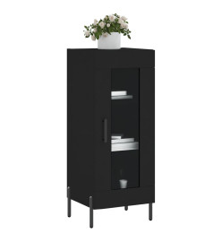 Buffet Noir 34,5x34x90 cm Bois d'ingénierie