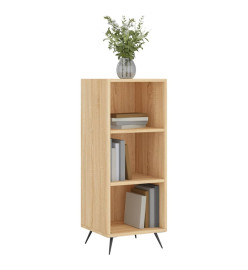 Armoire à étagères chêne sonoma 34,5x32,5x90 cm bois ingénierie