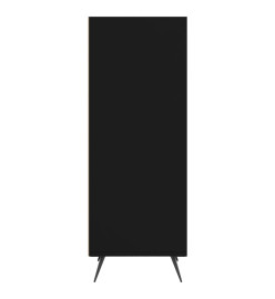 Armoire à étagères noir 34,5x32,5x90 cm bois d'ingénierie