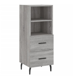 Buffet Sonoma gris 34,5x34x90 cm Bois d'ingénierie