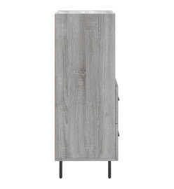 Buffet Sonoma gris 34,5x34x90 cm Bois d'ingénierie