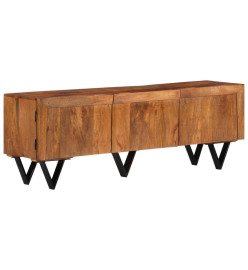Meuble TV 140x30x46 cm Bois massif de manguier
