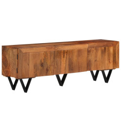 Meuble TV 140x30x46 cm Bois massif de manguier