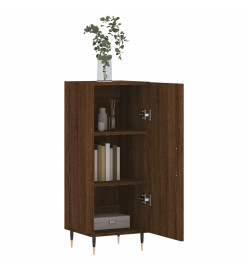 Buffet Chêne marron 34,5x34x90 cm Bois d'ingénierie