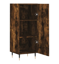 Buffet Chêne fumé 34,5x34x90 cm Bois d'ingénierie