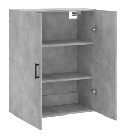 Armoire murale gris béton 69,5x34x90 cm