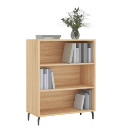 Armoire à étagères chêne sonoma 69,5x32,5x90 cm bois ingénierie