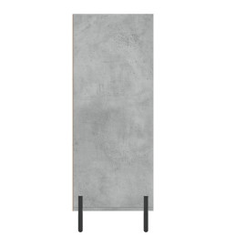 Armoire à étagères gris béton 69,5x32,5x90 cm bois d'ingénierie