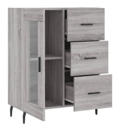 Buffet sonoma gris 69,5x34x90 cm bois d'ingénierie