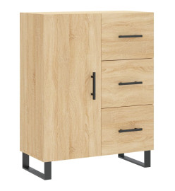 Buffet chêne sonoma 69,5x34x90 cm bois d'ingénierie