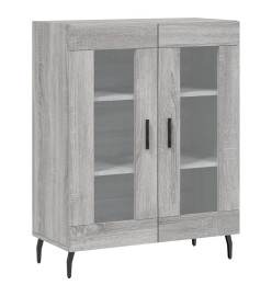 Buffet sonoma gris 69,5x34x90 cm bois d'ingénierie