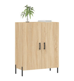 Buffet chêne sonoma 69,5x34x90 cm bois d'ingénierie