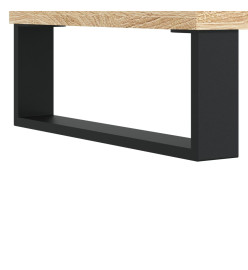 Table de chevet chêne sonoma 40x40x66 cm bois d'ingénierie