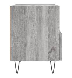 Tables de chevet 2 pcs gris sonoma 40x35x47,5 cm