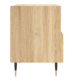 Table de chevet chêne sonoma 40x35x47,5 cm bois d’ingénierie