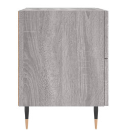 Table de chevet gris sonoma 40x35x47,5 cm bois d’ingénierie