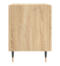 Table de chevet chêne sonoma 40x35x47,5 cm bois d’ingénierie