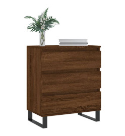 Buffet Chêne marron 60x35x70 cm Bois d'ingénierie