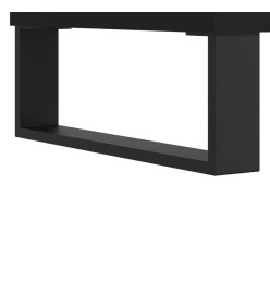 Buffet noir 103,5x35x70 cm bois d'ingénierie