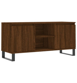 Meuble TV chêne marron 104x35x50 cm bois d'ingénierie