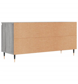 Meuble TV sonoma gris 104x35x50 cm bois d'ingénierie