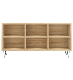 Meuble TV chêne sonoma 103,5x30x50 cm bois d'ingénierie