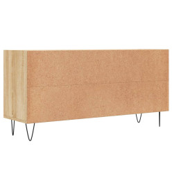 Meuble TV chêne sonoma 103,5x30x50 cm bois d'ingénierie