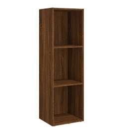 Bibliothèque/Meuble TV chêne marron 36x30x114cm bois ingénierie