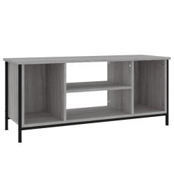 Meuble TV sonoma gris 102x35x45 cm bois d'ingénierie