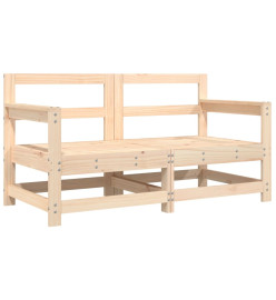 Chaises de jardin avec coussins lot de 2 bois de pin massif