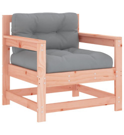 Chaises de jardin avec coussins lot de 2 bois massif douglas