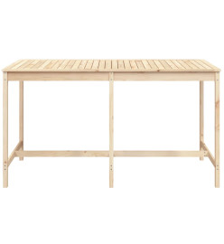 Table de jardin 203,5x90x110 cm bois massif de pin