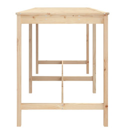 Table de jardin 203,5x90x110 cm bois massif de pin