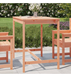 Table de jardin 121x82,5x110 cm bois massif de douglas