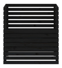 Composteur Noir 100x100x102 cm Bois massif de pin