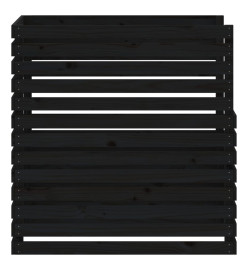 Composteur Noir 100x100x102 cm Bois massif de pin