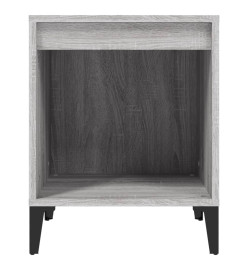 Table de chevet Sonoma gris 40x35x50 cm