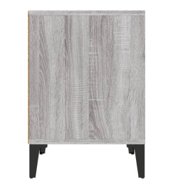 Table de chevet Sonoma gris 40x35x50 cm