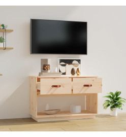 Meuble TV 90x40x60 cm Bois de pin massif