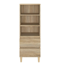 Buffet haut Chêne sonoma 40x36x110 cm Bois d'ingénierie