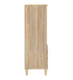 Buffet haut Chêne sonoma 40x36x110 cm Bois d'ingénierie