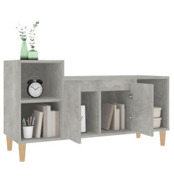 Meuble TV Gris béton 100x35x55 cm Bois d'ingénierie