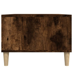 Table basse Chêne fumé 90x50x36,5 cm Bois d'ingénierie