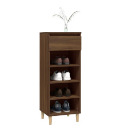 Armoire à chaussures Chêne marron 40x36x105cm Bois d'ingénierie